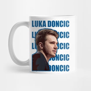 Luka Doncic Vector Art Mug